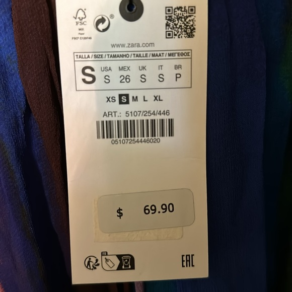 Zara Short Beaded Skirt NWT - Picture 10 of 10